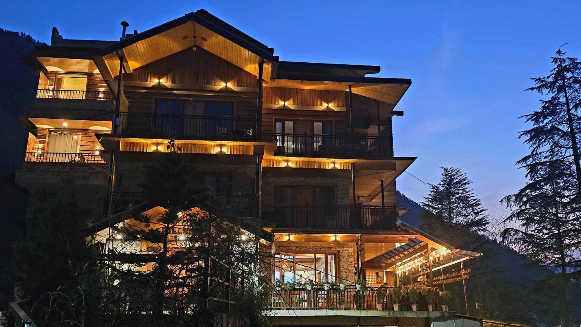 The Hillside Hotel Kasol Eksteriør billede