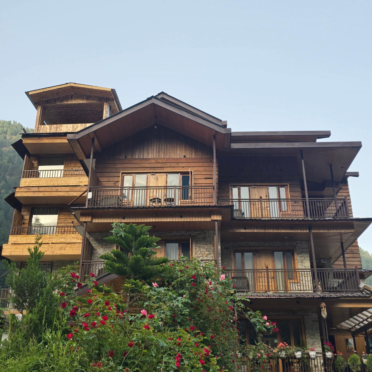 The Hillside Hotel Kasol Eksteriør billede