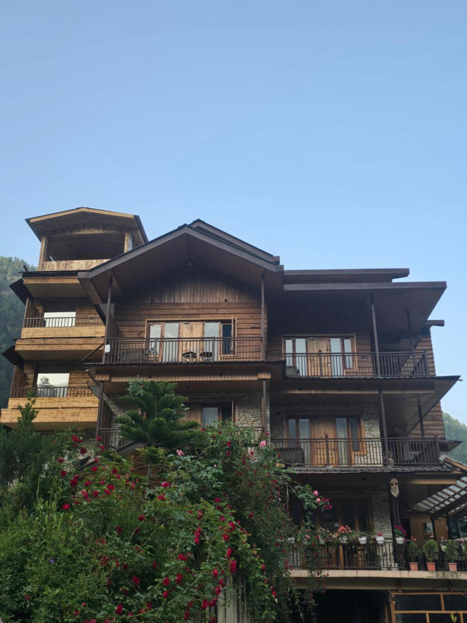 The Hillside Hotel Kasol Eksteriør billede